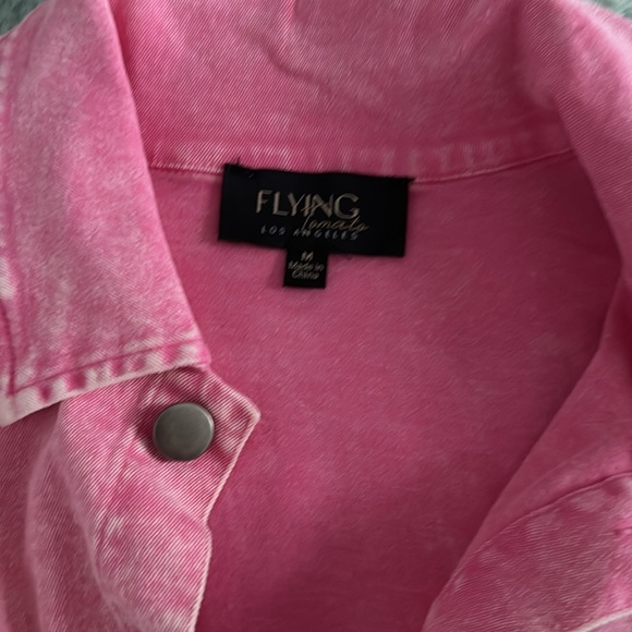 Barbie pink stretch denim short jumper - Picture 3 of 7